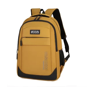 Travel backpack, equipped with adjustable shoulder straps, multiple compartments, and polyester lining, laptop backpack