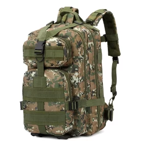 Tactical Outdoor Backpack - Equipped with multiple compartments, zippered closure, suitable for travelers, campers, and outdoor